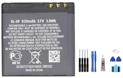Generic Akku BL-6P 830mAh 3,7V kompatibel mit Nokia 6500 Classic 7900 Prism