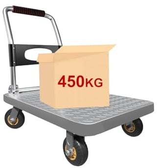 Meiontepor Transportwagen klappbar 450kg - Plattformwagen als Transporthilfe für Lager, Werkstatt, Gastronomie (70 * 45 450kg)