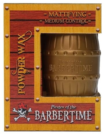 BARBERTIME Haarstyling-Puderwachs 20 g | Volume Powder mit Medium Hold | Extra Volumen & mattes Finish | Re-Style-Effekt, kein Verkleben & rückstandslos | Für feines & kurzes Haar