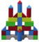 HABA Farbige Bausteine - 1001076001