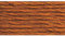 DMC 117-3826 Mouline Stickgarn, Baumwolle, 6 Stränge, Goldbraun, 8,7 m