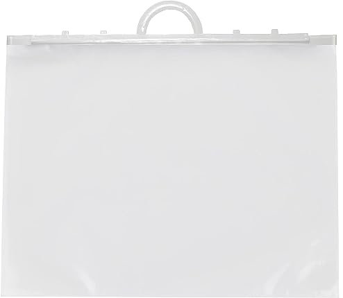 West A2 Clear Clip-Close Poly Folio