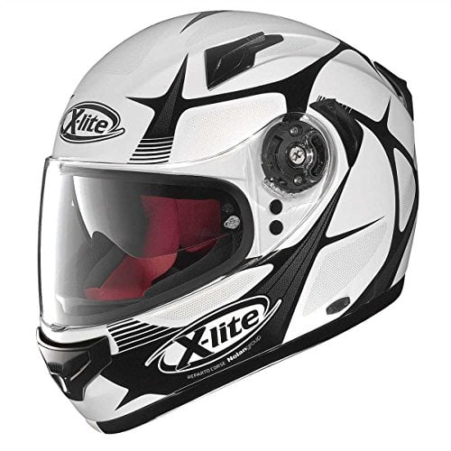 X-Lite X-661 Frantis Integralhelm, Farbe Weiss-schwarz, Größe S (55/56)