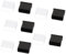 sourcing map 10 Stücke USB-A staubdicht Stecker Anti-Staub-Kappe Schwarz 10 Stück