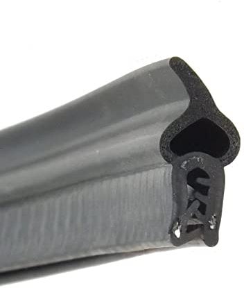 Finned Rubber Universal Door Boot Seal Trim 30mm x 12.5mm