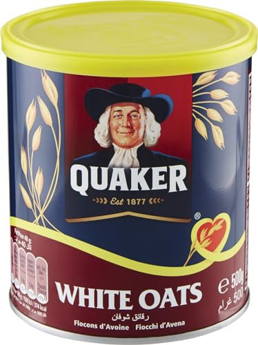Quaker White Oats Fiocchi di Avena, 500g