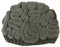 BIBITIME Unisex Handgefertigte Strickmütze Brain Beanie Cap Halloween Mütze, grau dunkel, Einheitsgröße