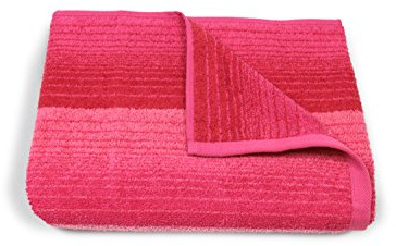 Dyckhoff Handtuchserie Colori aus Bio-Baumwolle mit praktischem Kordelaufhänger 545.665, Handtuch 50 x 100 cm, pink