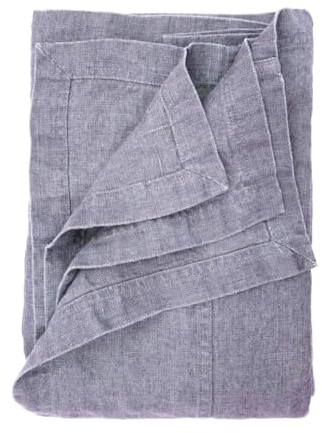 JOWOLLINA Bettüberwurf Tagesdecke Rasa aus 100% Leinen Stonewashed (Edelgrau, 170x250 cm)