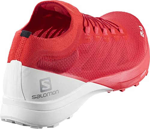 SALOMON Unisex-Erwachsene Shoes S/lab Sense Laufschuhe, Weiß (Racing Rot/Weiß/Weiß), 48 EU
