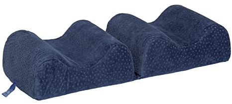 Pikolin Home - Almohada Viscoelástica Piernas y Rodillas Plegable | 20x15 cm | Firmeza Media | Ergonómica | Funda Desenfundable