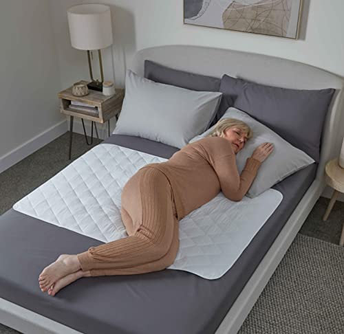 Alèse imperméable de GuardedSleep | Drap et protège-Matelas lavables Haut de Gamme pour Adultes et Enfants souffrant d’Incontinence | Taille Extra Large Compatible avec Lits Doubles et Simples