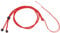 sourcing map 5pcs Jade Rope Nylon Cord Empty Necklace Holder Strings Emerald Rope Adjustable Pendant Braided Necklace Rope for Necklace DIY Crafts Handmade, Red