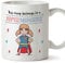 MUGFFINS Daughter Mug - in English - Super Family - Funny Gift - Ceramic 11oz Mug