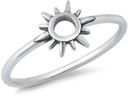 Joyara Sterling Silber 925 Sonne Ring