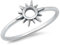 Joyara Sterling Silber 925 Sonne Ring