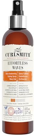 Curlsmith - Effortless Waves Styling Spray, leicht und feuchtigkeitsspendend, reduziert Frizz, natürlicher Look, für gewelltes und lockiges Haar, vegan (237ml/8 fl oz)