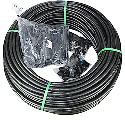 100lfm WATERMIL 16mm Tropfschlauch Perlschlauch Tropfrohr Bewässerungssystem mit Zubehör SET