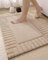 DEXI Badezimmerteppich, 61 x 91,4 cm, rutschfeste Badematten für Badezimmerboden, ultraweich und saugfähig, Badteppich, Duschteppich, maschinenwaschbar, Beige