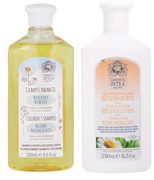Camomila Intea - Blonde Reflex-Shampoo für blondes Haar, 250 ml + Blond Reflexspülung, 250 ml, mit Kamillenblütenextrakt