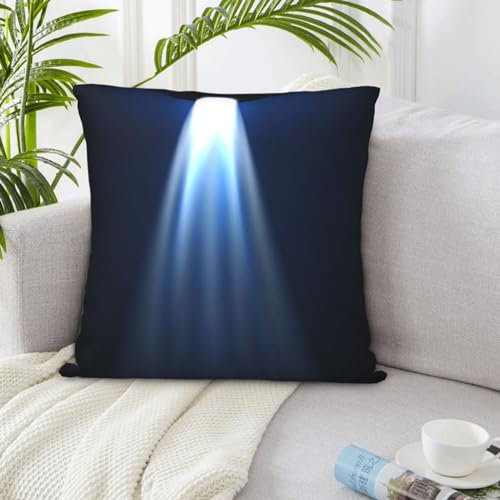 BTCOWZRV Deko-Kissenbezüge, 30,5 x 30,5 cm, weich, rustikal, Bauernhaus, dekorative Kissenbezüge, UFO-Raumschiff, quadratische Kissenbezüge für Sofa, Couch, Bett, Stuhl