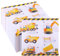 JIZZU Servietten Bagger 80 Stück, 17x17CM Quadratisch Bagger Servietten, Partygeschirr, Servietten für Kindergeburtstag Jungen/Mädchen Geburtstag