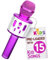 Move2Play, Kids Karaoke Microphone | Includes Bluetooth & Pre-Loaded Songs | Birthday Girl Toy for Toddlers, 2, 3, 4, 5+ Girls & Boys
