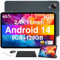 DOOGEE T30SE Tablet 11 Zoll Android 128GB ROM (2TB TF) 2.4K IPS Gaming Tablets mit Tastatur, 8580mAh, Dual 4G LTE 5G WiFi Tablets PC, 13MP + 5MP, Tablet mit Tastatur und Stift, Maus und Hülle