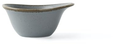 Holst Porzellan RT 506 Porzellan Saucen- & Dipschale 8 cm Granito Grau 8,8 x 7,4 x 3,7 cm 6 Stück