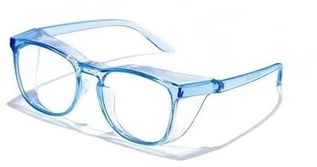 Yier Mei Safety Glasses Anti Fog Goggles for Nurses Women Protective Eyewear, Eye Anti Dust UV Protection Glasses for Women Men (Blue)