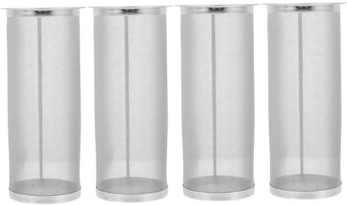 Amosfun 4 Stück cold brew filter mehrwegfilter tea filter tatsächl kaffefilter Mesh-Infuser-Einsatz Kaffeefilter aus Edelstahl sieb aus edelstahl Filter für Kaffee Tee-Ei Rostfreier Stahl