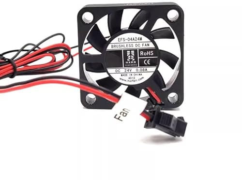 EFS-04A24M 4010 24V 0.08A 2-wire 2pin inverter power supply silent cooling fan