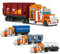 SymGrpu City 1 in 4 LKW Bausteine Bausatz, Ideen Container LKW Klemmbausteine Spielzeug mit 4 Arten Wagen, Geschenke für Erwachsene und Kinder, 1514 PCS