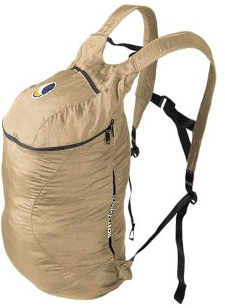 Ticket to the Moon Mini Backpack - Beige | Rucksack aus Fallschirm-nylon mit 15L Kapazität, ultraleicht, vielseitig einsetzbar, langlebig, umweltfreundlich | Original seit 1996