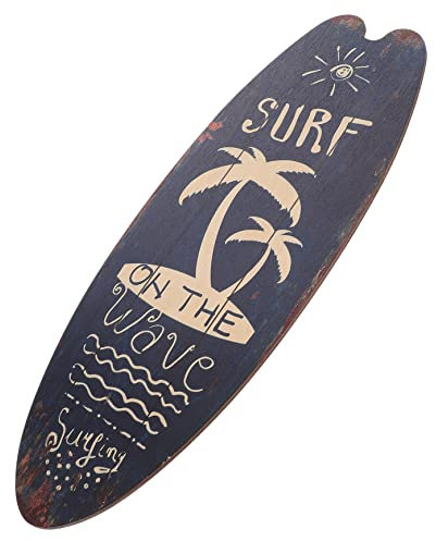 Retro Surfbrett Holzschild für Innendekoration, Kaffee