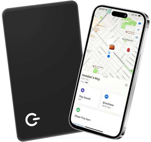Asfrode Geldbörsen Wallet Tracker Karte, Geldbörsenfinder kompatibel mit Apple Find My (nur iOS) Smart Bluetooth Geldbeutel Finder Card Locator von Geldbörsen Koffern Gepäckanhänger Reisepässe