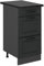 Vicco Mueble bajo de Cocina R-Line, Antracita casa de Campo, 40 cm con cajones, ET Antracita