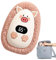 Setauoo Chargeable Hand Warmers | Outdoor Plush Swine Hand Heater | Rechargeable Electric Pocket Warmer with Digital Display for Outdoors Skiing Camping