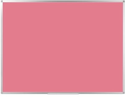 Bi-Office Ayda Magnetisches Fuchsia Board, 90 x 60cm, Lackierte Stahloberfläche, Aluminiumrahmen