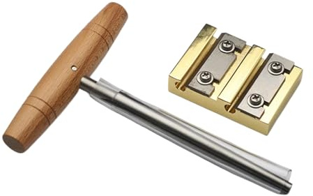 Escariador Manual,Kit de Luthería para Violín - Instrumentos Musicales con Conicidad 1 26 para Reparación de Cuerdas Orquestales, Viola, Guitarra y Bajos