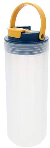 Yardwe Bottiglia d Acqua Sportiva Creativa in Plastico da 550ml, Grande Capacità e Facile da Tenere, per Attività Sportive e Fitness Riutilizzabile