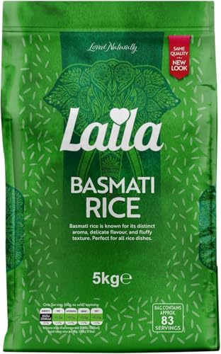 LAILA - Basmati Reis, 5er pack (1 X 5 KG)