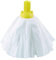 Exel PSYE1210P Standard Big Mop, White and Yellow (Pack of 10)