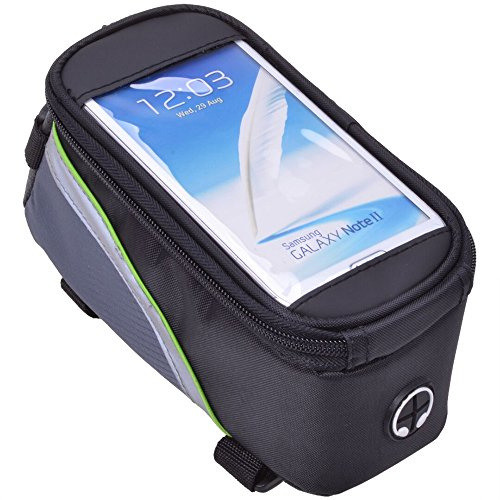 Filmer Fahrradtasche Mit Handyhalterung Fahrradtasche, schwarz/grau, Einheitsgröße, 2288900
