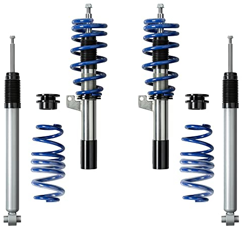 Bonrath Gewindefahrwerk kompatibel mit Volkswagen Golf VII/Audi A3 SB+Sedan/Seat Leon 5F/Skoda Octavia III 1.6TDi/1.8TSi/2.0TSi/2.0TDi (Multilink), Aluminium