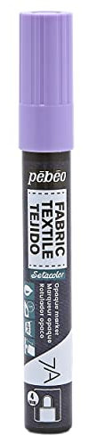 Pébéo 804453 7 A marcatore opaco punta rotonda 4 mm viola pastello