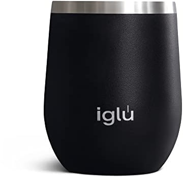 iglu Reusable Coffee Cup | Thermal Insulated Stainless Steel Travel Mug with Lid | 12oz / 340ml Mugs | Double Walled - Great for Hot & Cold Drinks | His & Hers Premium Eco-Friendly Gifts (Night Sky)
