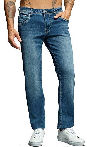 Coveri Jeans Uomo Slim Fit Elasticizzati Denim 5 Tasche 46 48 50 52 54 56 58 (50 - Denim)