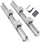 CNCMANS Linearführung Linearschiene 2Stück SBR12-600mm Edelstahl Führungsschiene mit 4Stück SBR12UU Linearlager Lagerblock, CNC Teile für 3D Drucker Schrittmotor (linearführung SBR12 600mm)