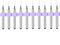 iYueMps 10pcs 0.5mm PCB Drill Bit Set Tungsten Steel Micro Twist Drill Bit for PCB 3D Printer Precision Drill Jewelry Drilling Tools (0.5mm)